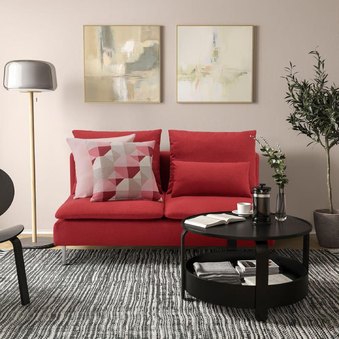 IKEA ソーデルハムンコンパクト　レッド　カバーのみ