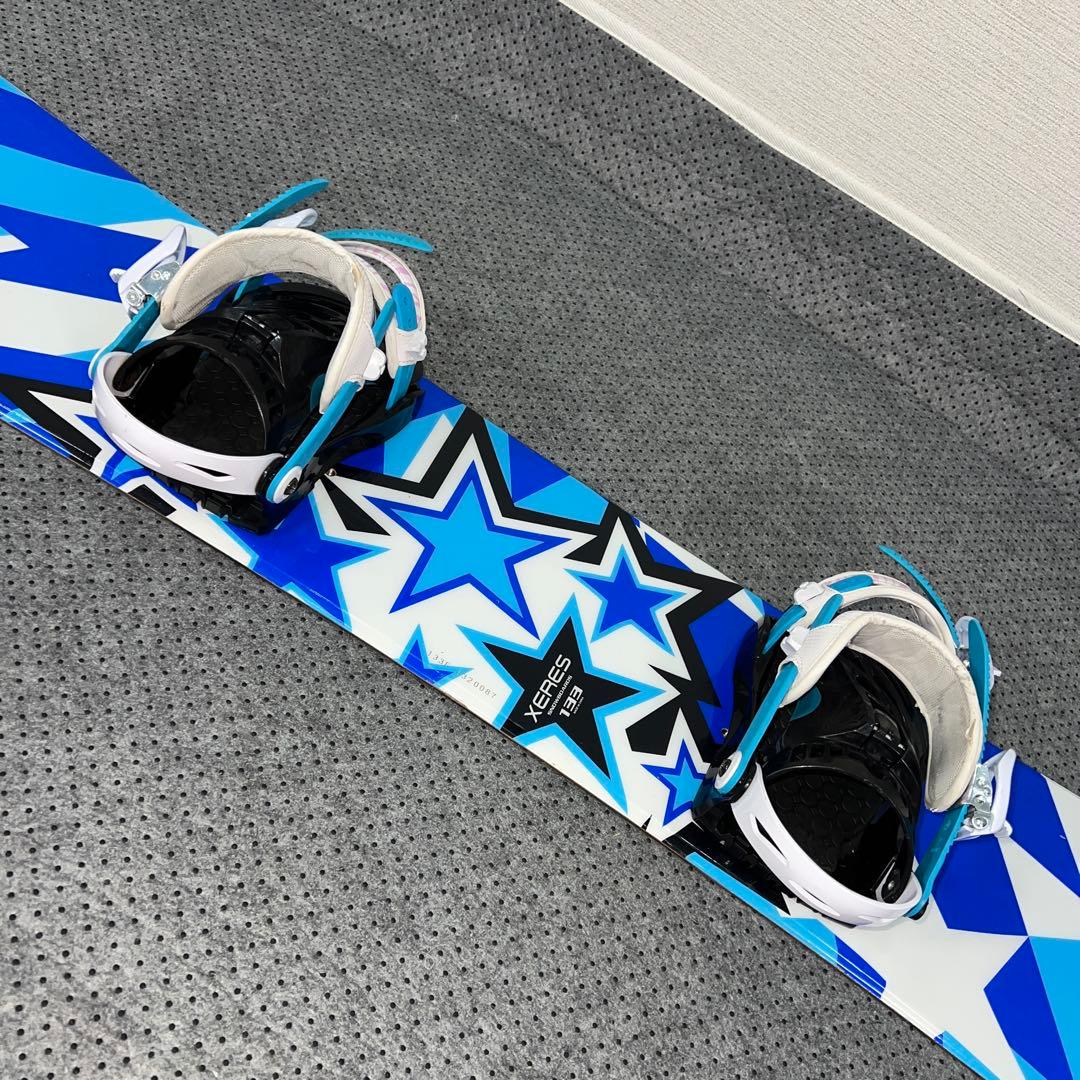 7-８回使用 キッズスノーボード 133cm XERES×バイン×BOAブーツ