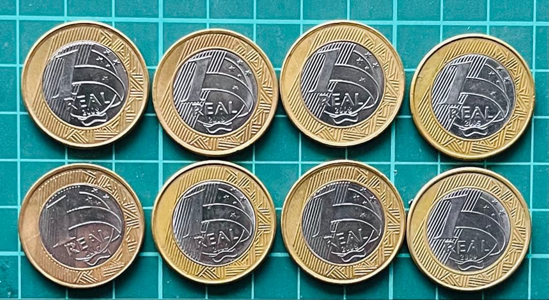 　ブラジル記念硬貨 8枚セット コレクション