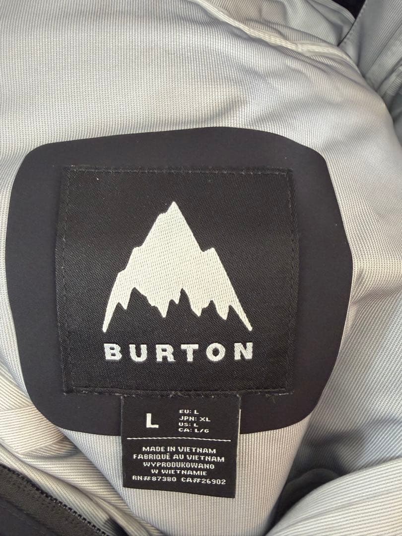 Burton デイビーコン 3L ビブパンツ　Lサイズ　ブラック