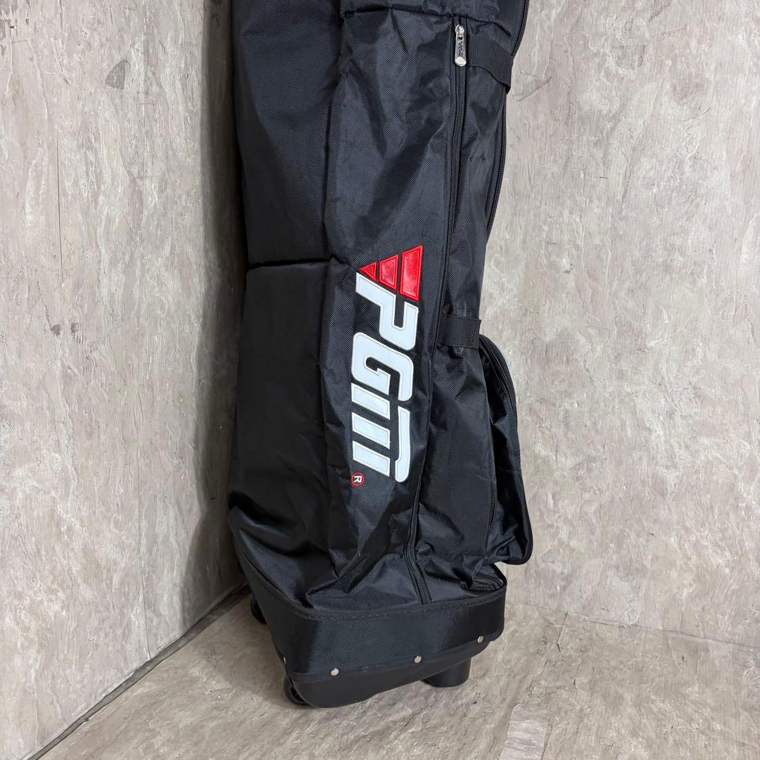 極美品 PGMトラベルカバー キャスター付 キャディバッグ ゴルフ golf