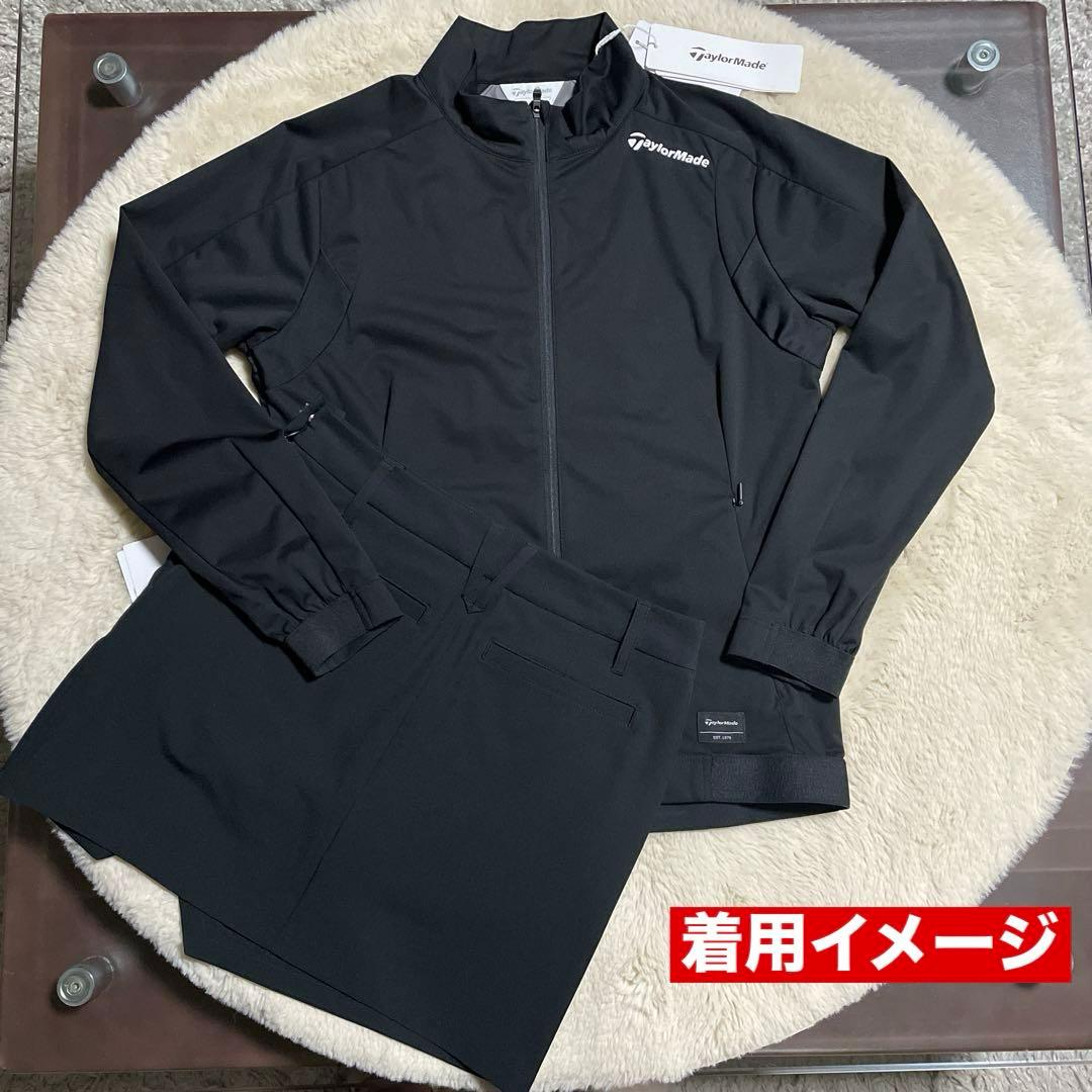 テーラメイド　ゴルフジャケット　ストレッチ　撥水　防風　加工　M 黒【送料込み】