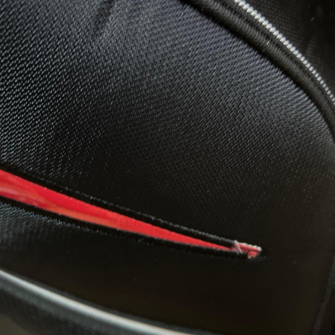 NIKE GOLF キャディバッグ ブラック/レッド おまけ付き。