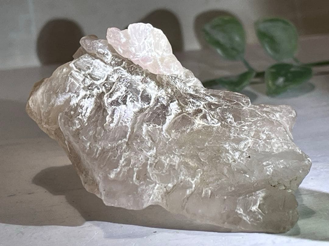 天使のギフト❦͙ ローズクォーツ スモーキー エレスチャル 骸骨水晶　原石
