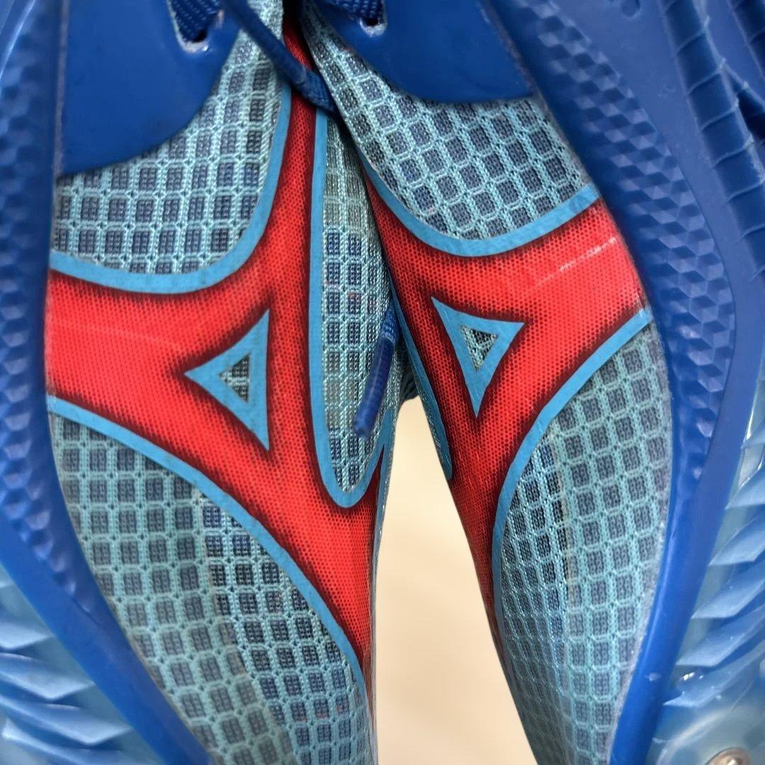 Mizuno スパイクシューズ 青/水色/オレンジ　25.0cm