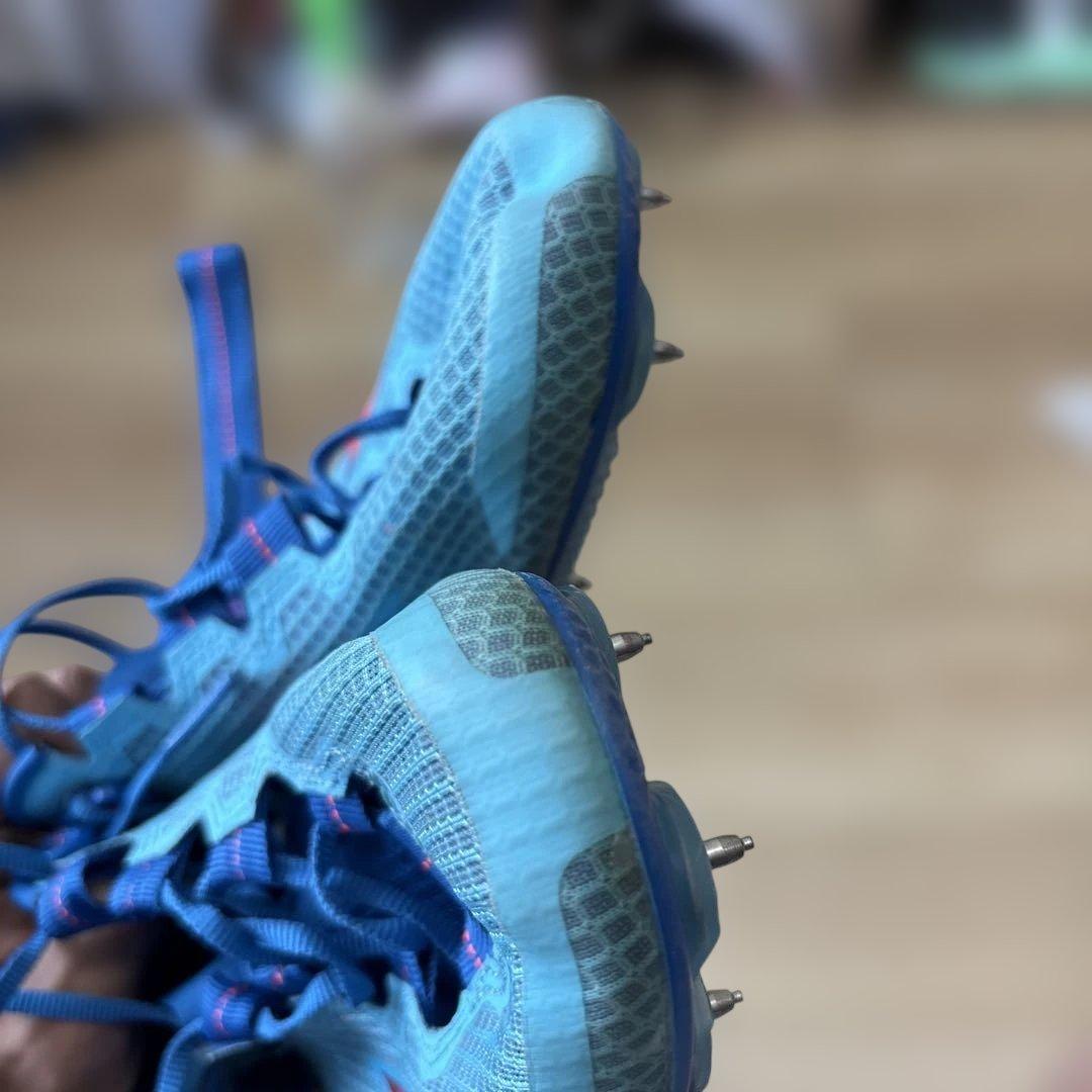 Mizuno スパイクシューズ 青/水色/オレンジ　25.0cm