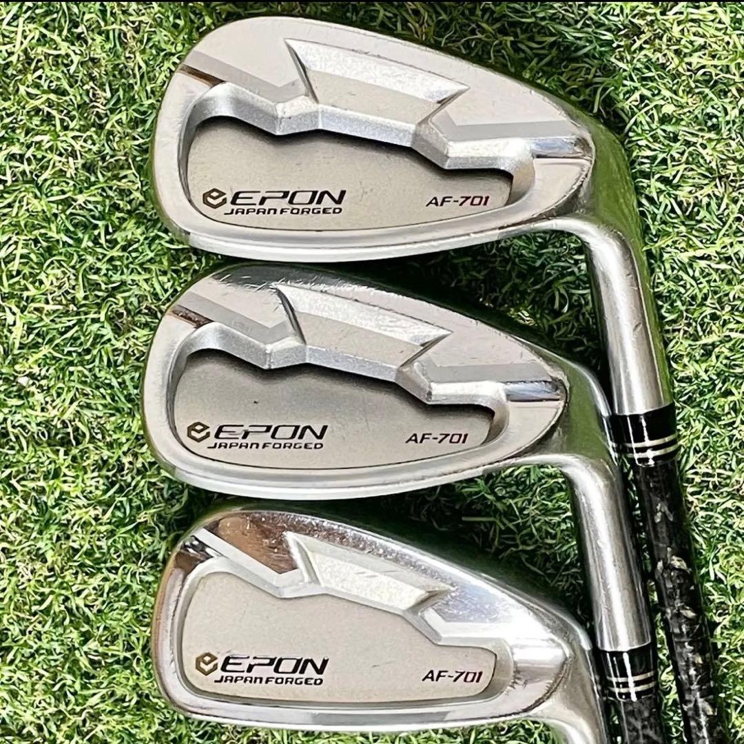 エポン EPON AF-701 アイアンセット 7本 メンズ R 右 人気 良品