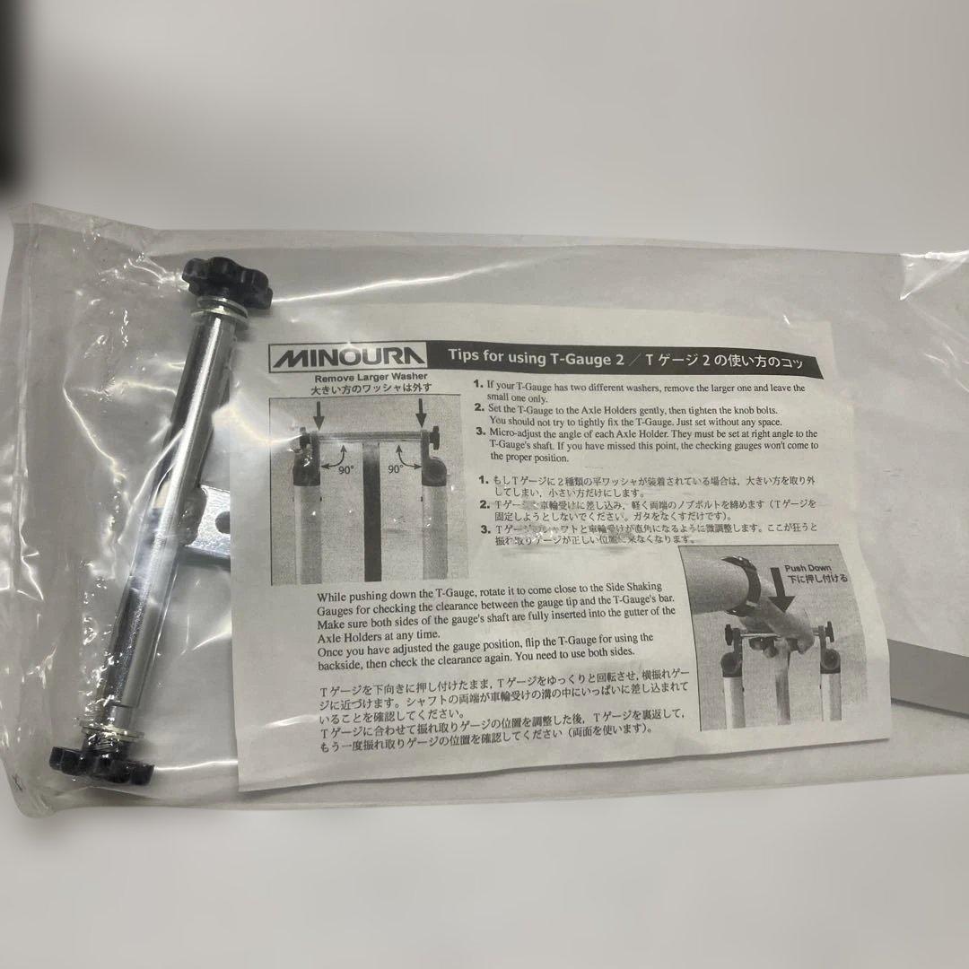 【新品】MINOURA FT -1 T-Gauge 2 セット振れ取り台