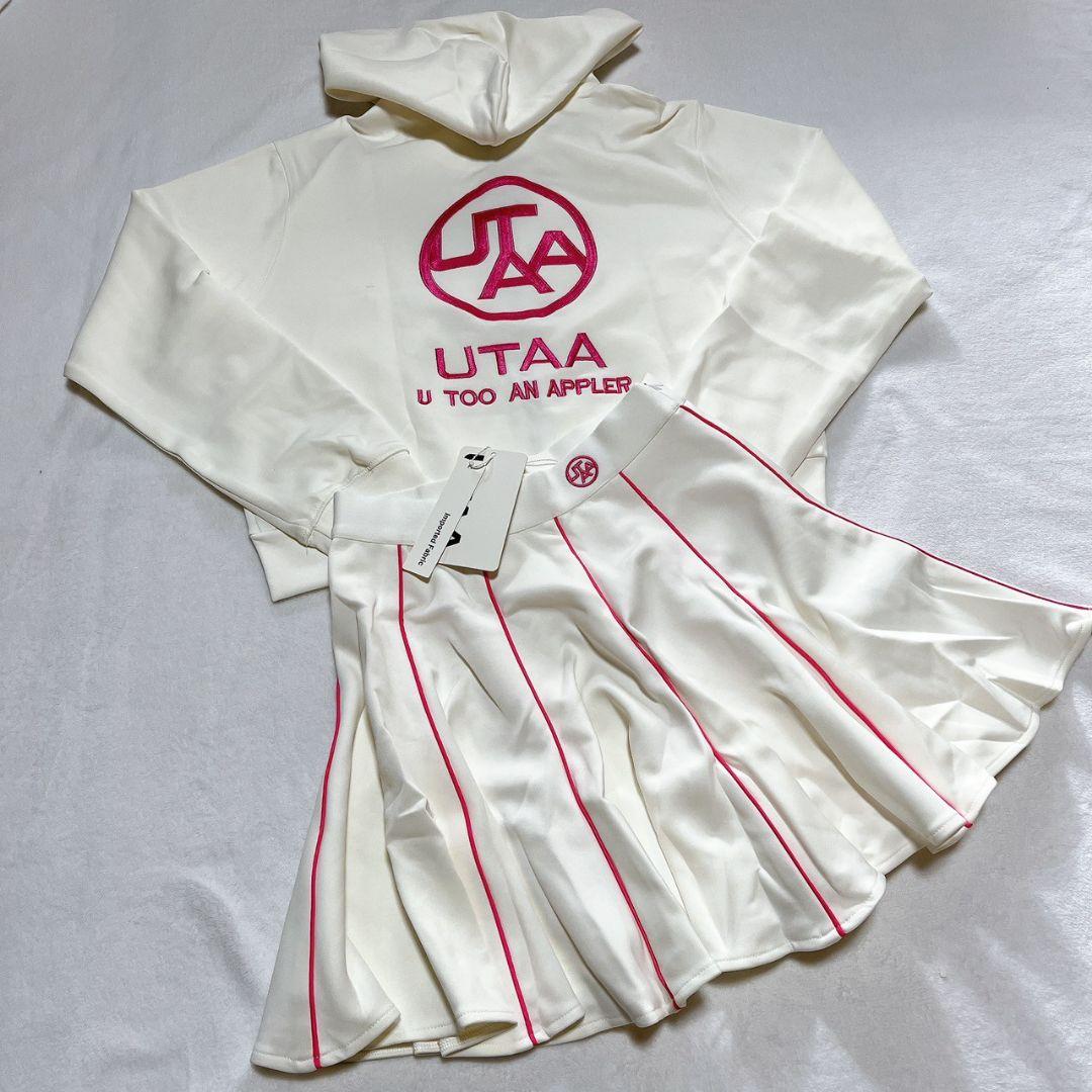 新品　UTAA　ユタ　ゴルフ　トップス＆スカートセット　ホワイト　M