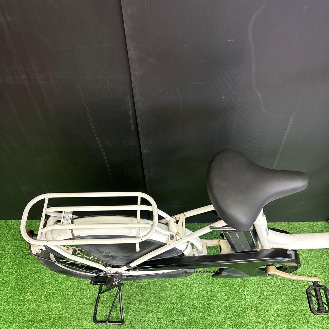 電動自転車 YAMAHA PAS Babby ホワイト 3人乗り対応　5
