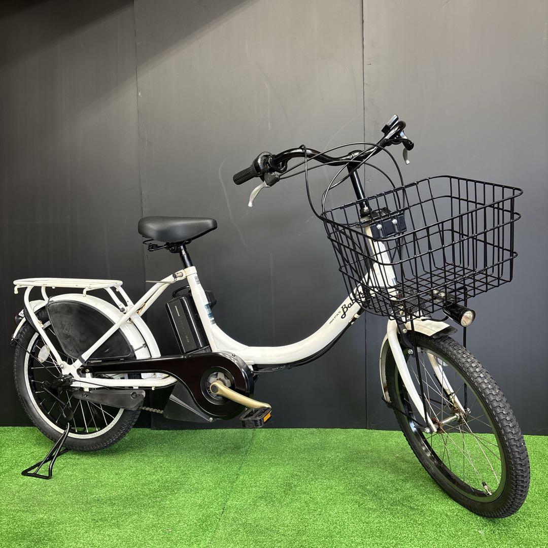 電動自転車 YAMAHA PAS Babby ホワイト 3人乗り対応　5