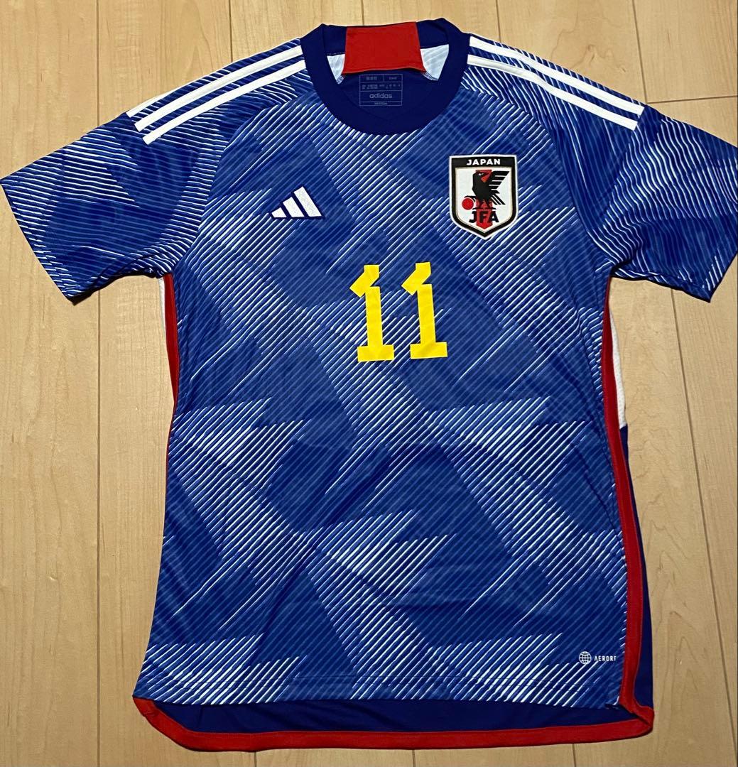 adidasアディダス サッカー日本代表 ユニフォーム ゲームシャツ 久保建英