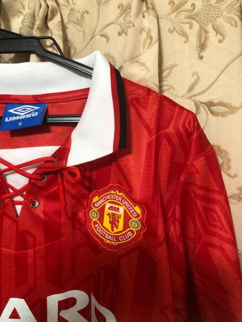 マンチェスターユナイテッド92/93 E・カントナ レアモデル Mサイズ 80s