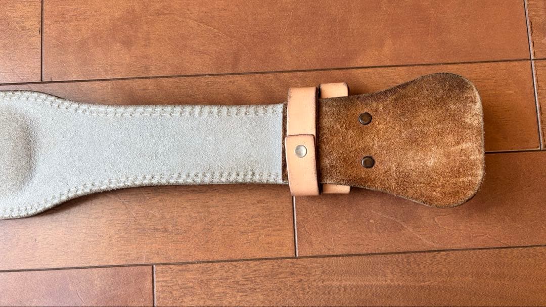 ゴールドジム レザーベルト Sサイズ