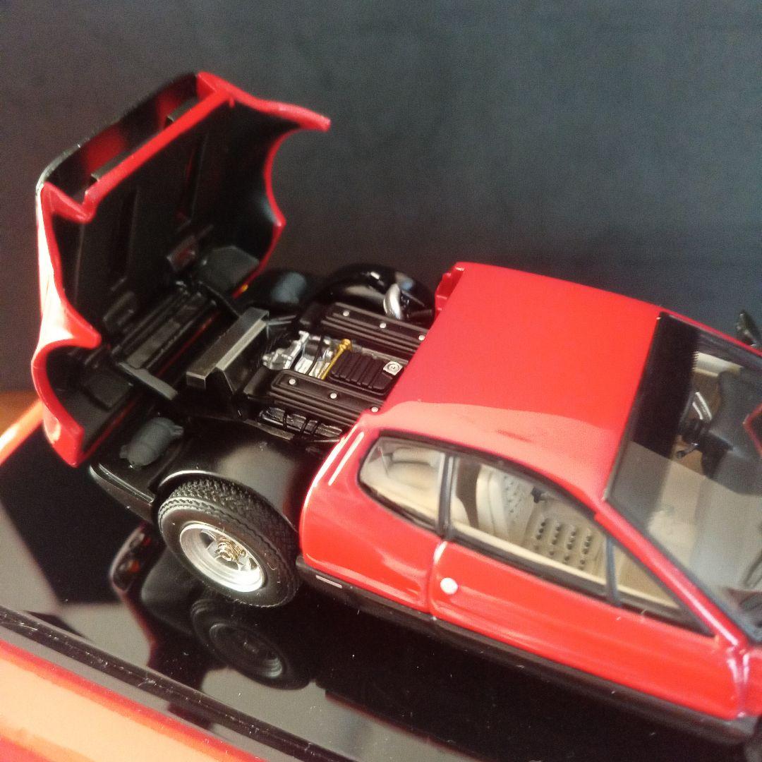 ミニカー京商　フェラーリ512BB　レッド 　ベージュインテリア　1/43