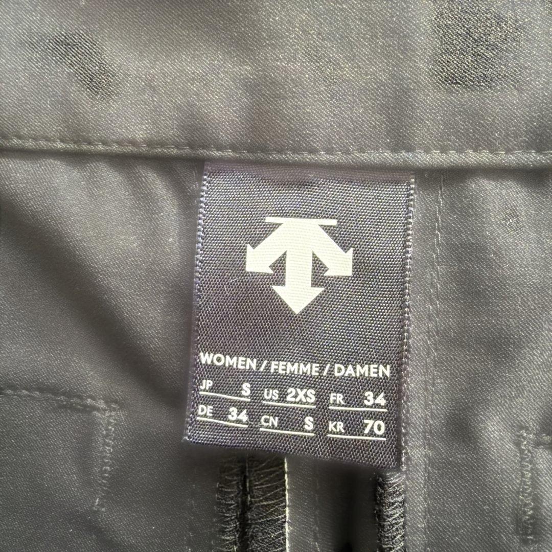 【未使用】DESCENTE♪ブラック サイドポケットパンツ S
