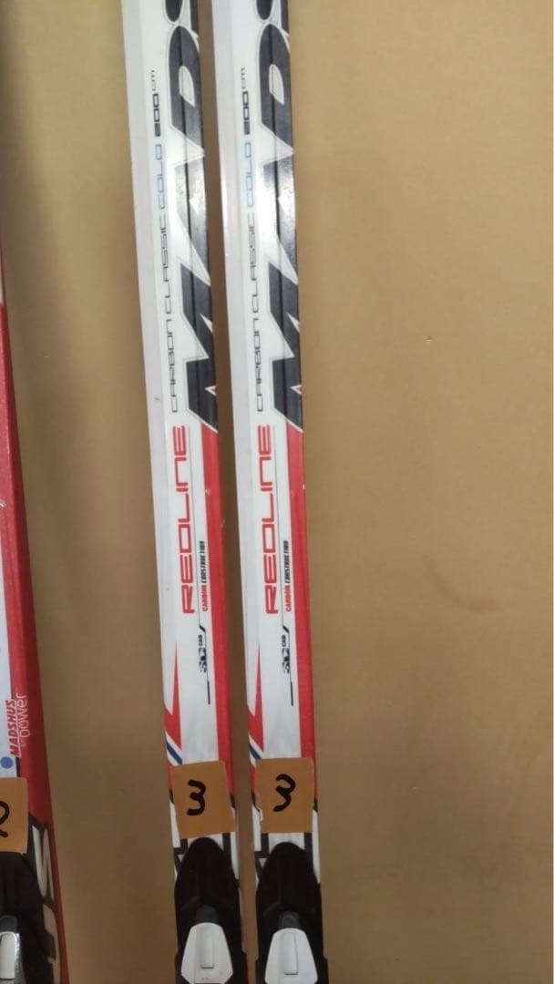 MADSHUS REDLINE クラシカル　スキー 3本セット