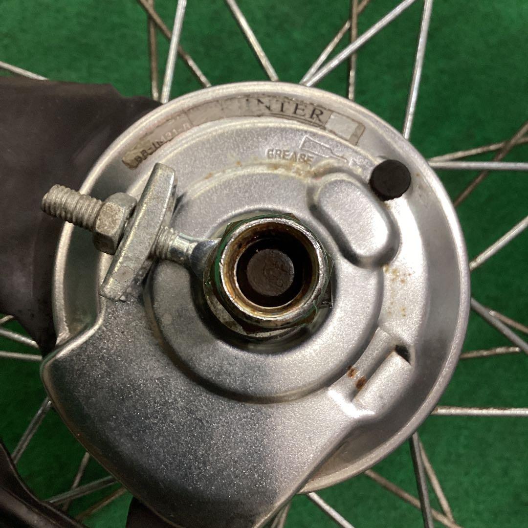 アルミホイール　20x1.75 後輪　タイヤ付　内装3段　14t リア