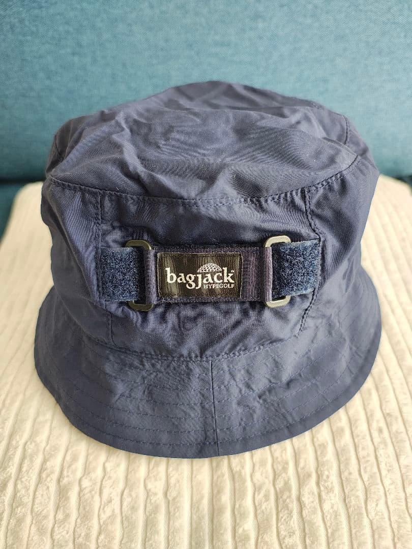 美品！bagJack HYPEGOLF バケットハット（ネイビー）バックジャック