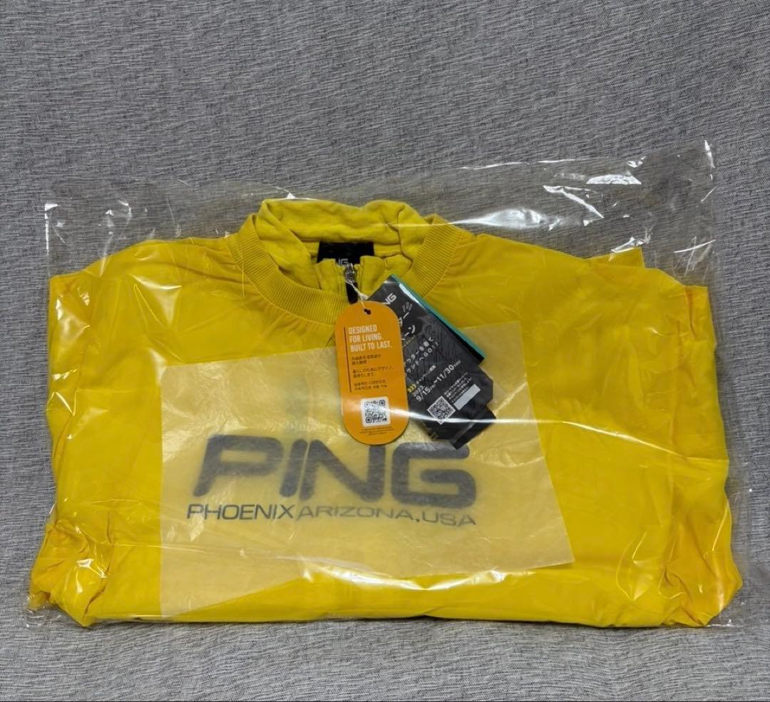 S 新品　PING ピン　ツインレイヤードアウター ブルゾン 裏起毛　レディース
