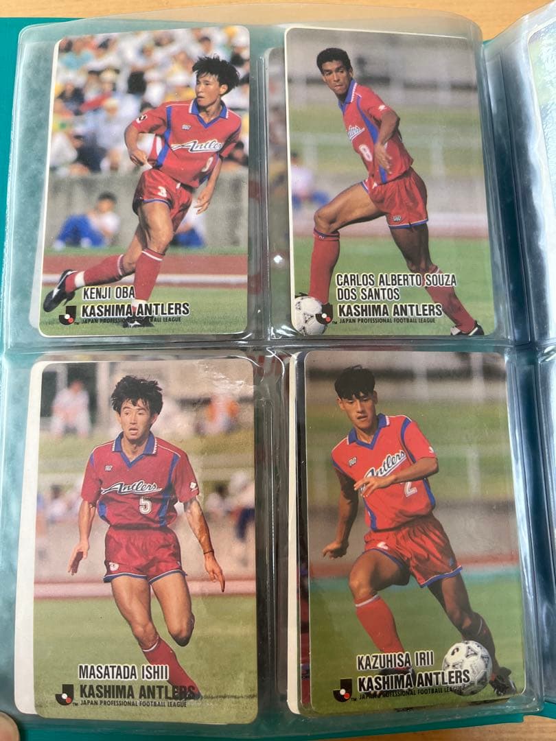 カルビー　Ｊリーグチップス　サッカー選手カードセット　J league