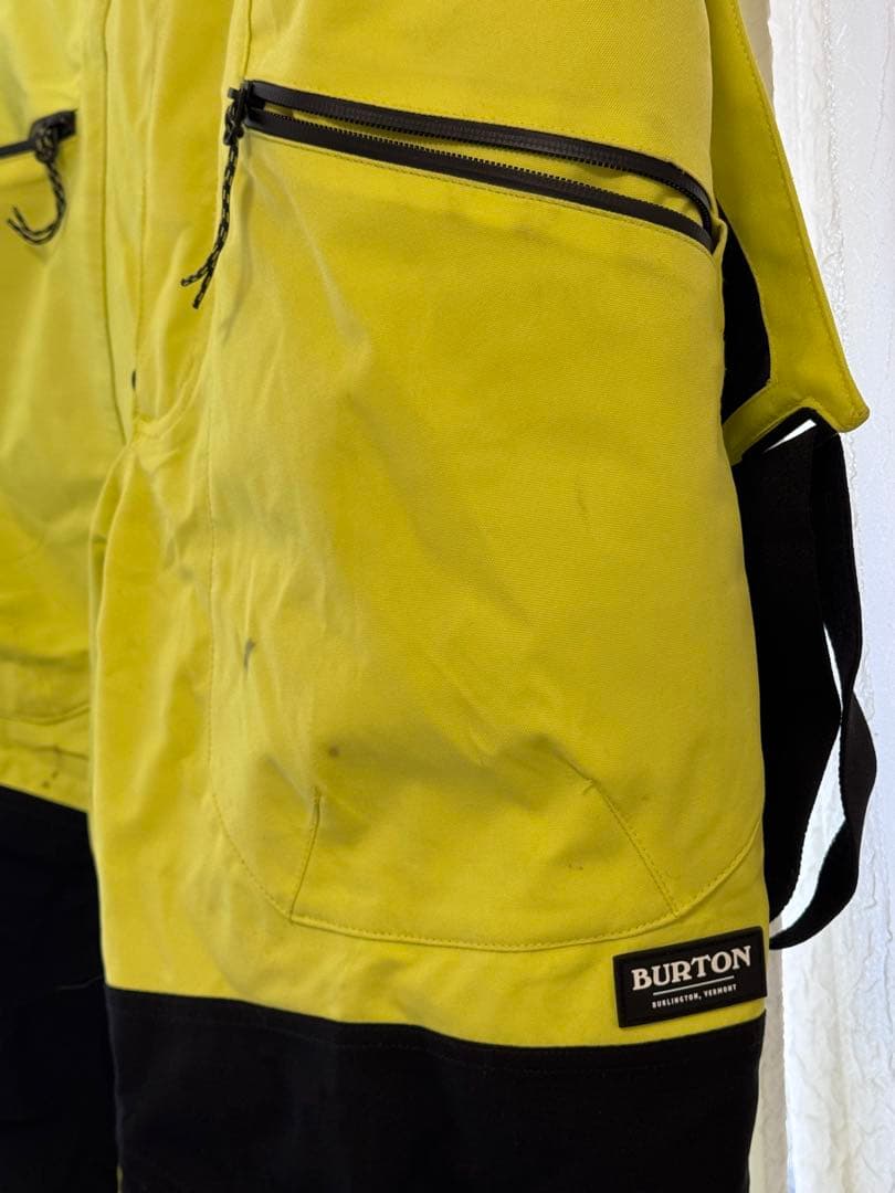 BURTON イエロー スノーボードオーバーオール