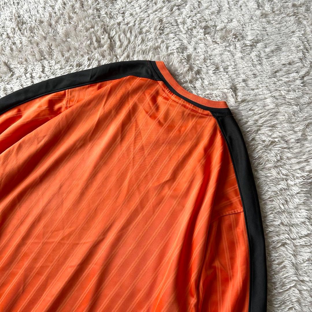 ナイキ 00s NIKE game shirt XXL オレンジ ストライプ