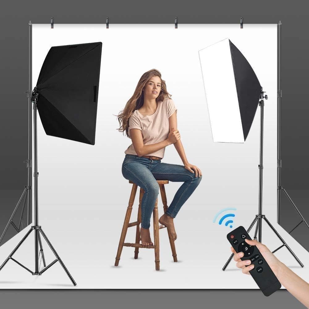 ソフトボックス LED撮影用ライト 写真撮影 50x70cm 照明キット
