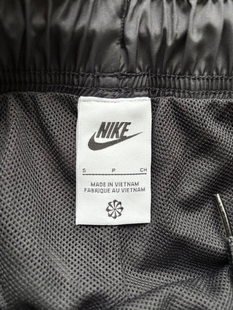 NIKE ナイキ ナイロン セットアップ 上下セット 黒 S レディース