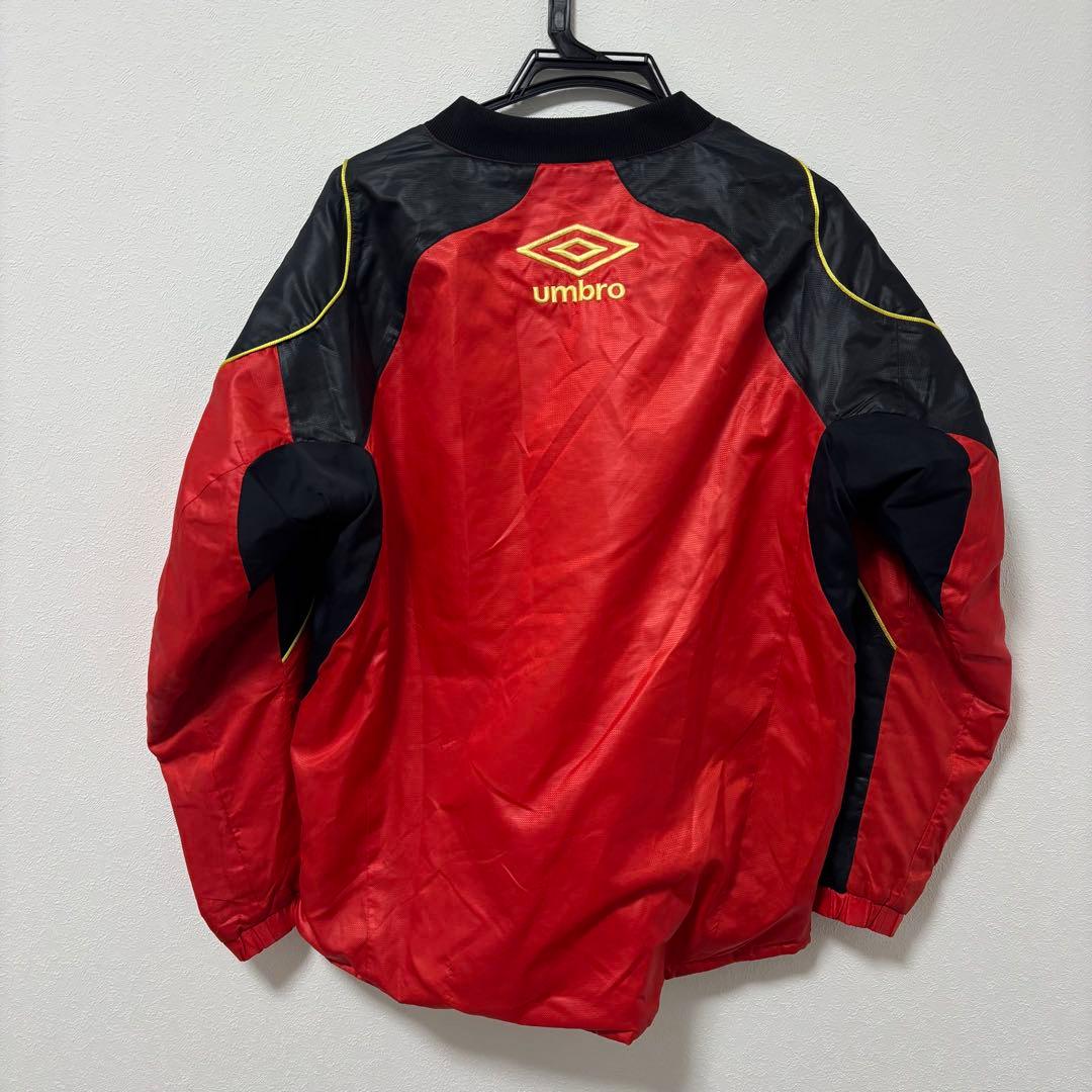 UMBRO アンブロ　中綿　ナイロンセットアップ　上下　レッド　L