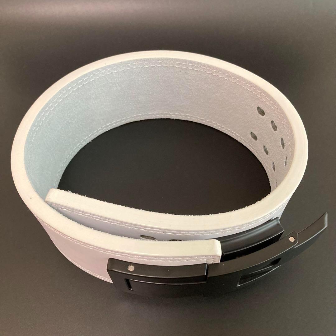 パワーベルト 本格ベルト レバーアクション Lサイズ ワンタッチ可変式 筋トレ