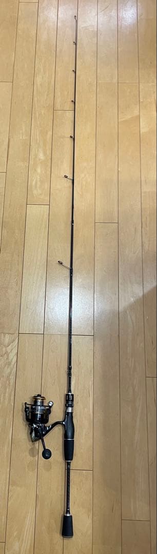 釣りセット2ピースロッド（168cm)&リール・トラウトスプーンセット&ライン付