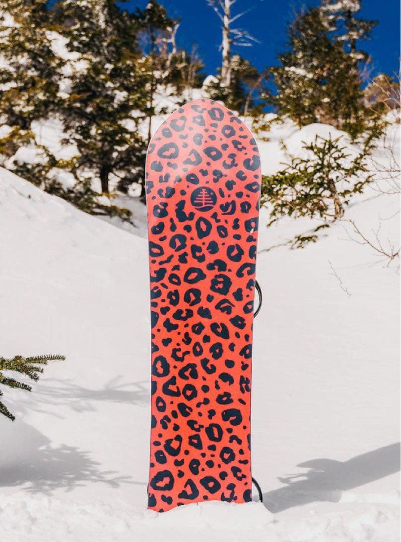 Burton 3D フィッシュ ディレクショナル Flat Top スノーボード