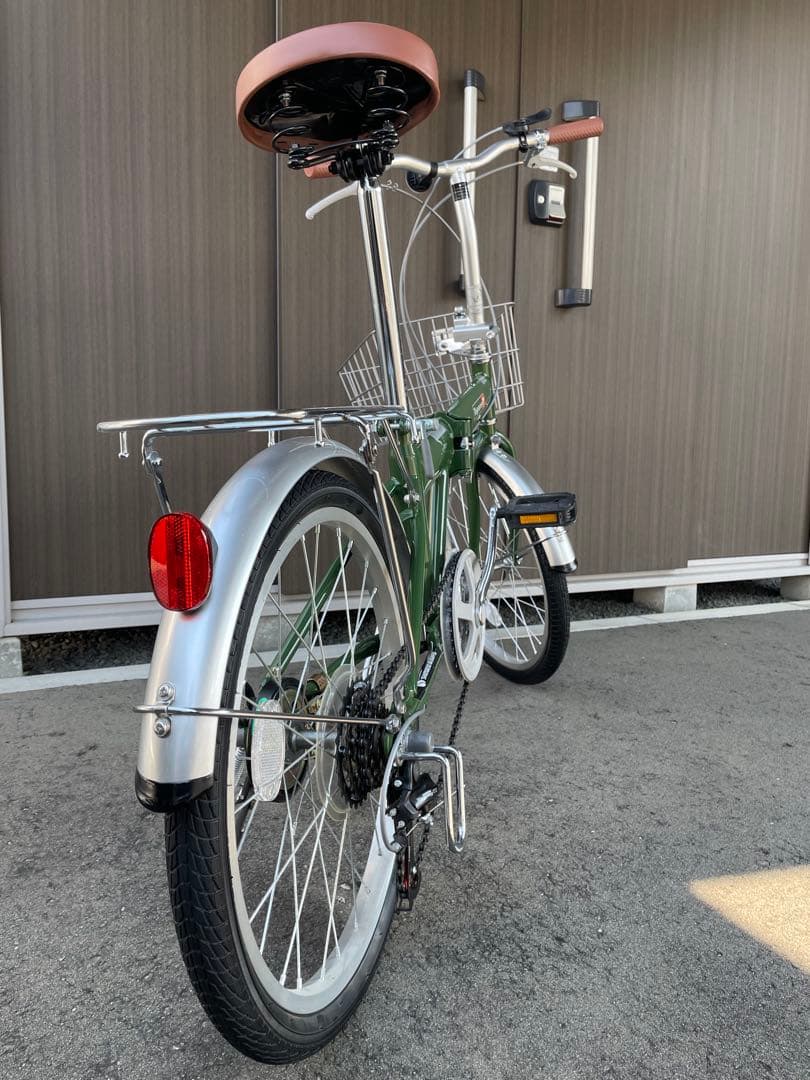 美品 持ち運びラクラク Topone 折りたたみ自転車 20インチ 6段変速付き
