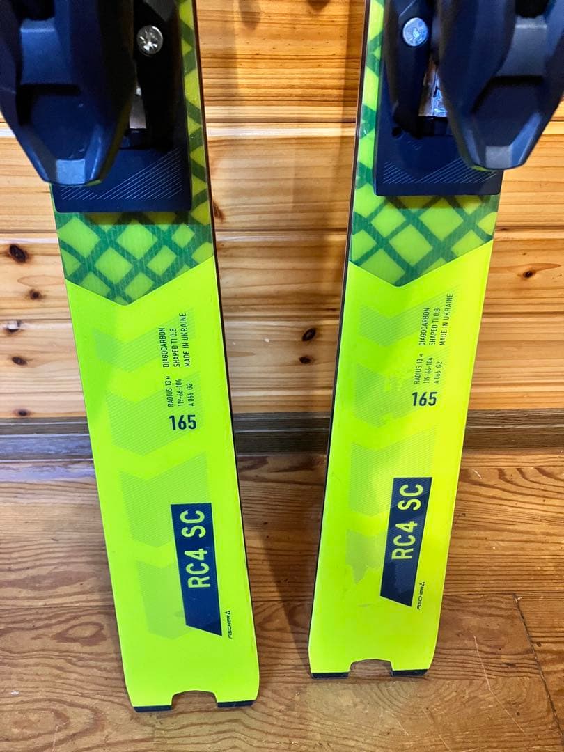 フィッシャー RC4 WORLDCUP SC PRO RC4 165cm デモ用