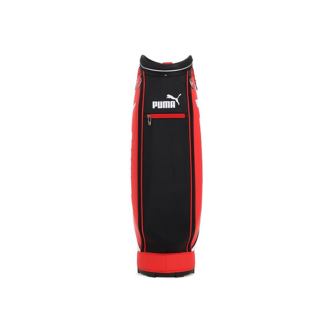 【未使用品】PUMA ゴルフキャディバッグ レッド/ブラック