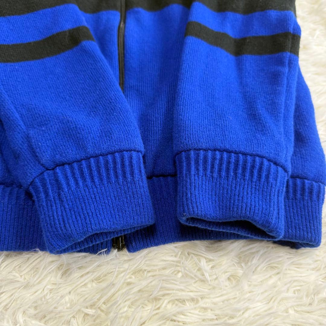 【パーリーゲイツ】極美品 ジップジャケット ニット 2サイズ レディース