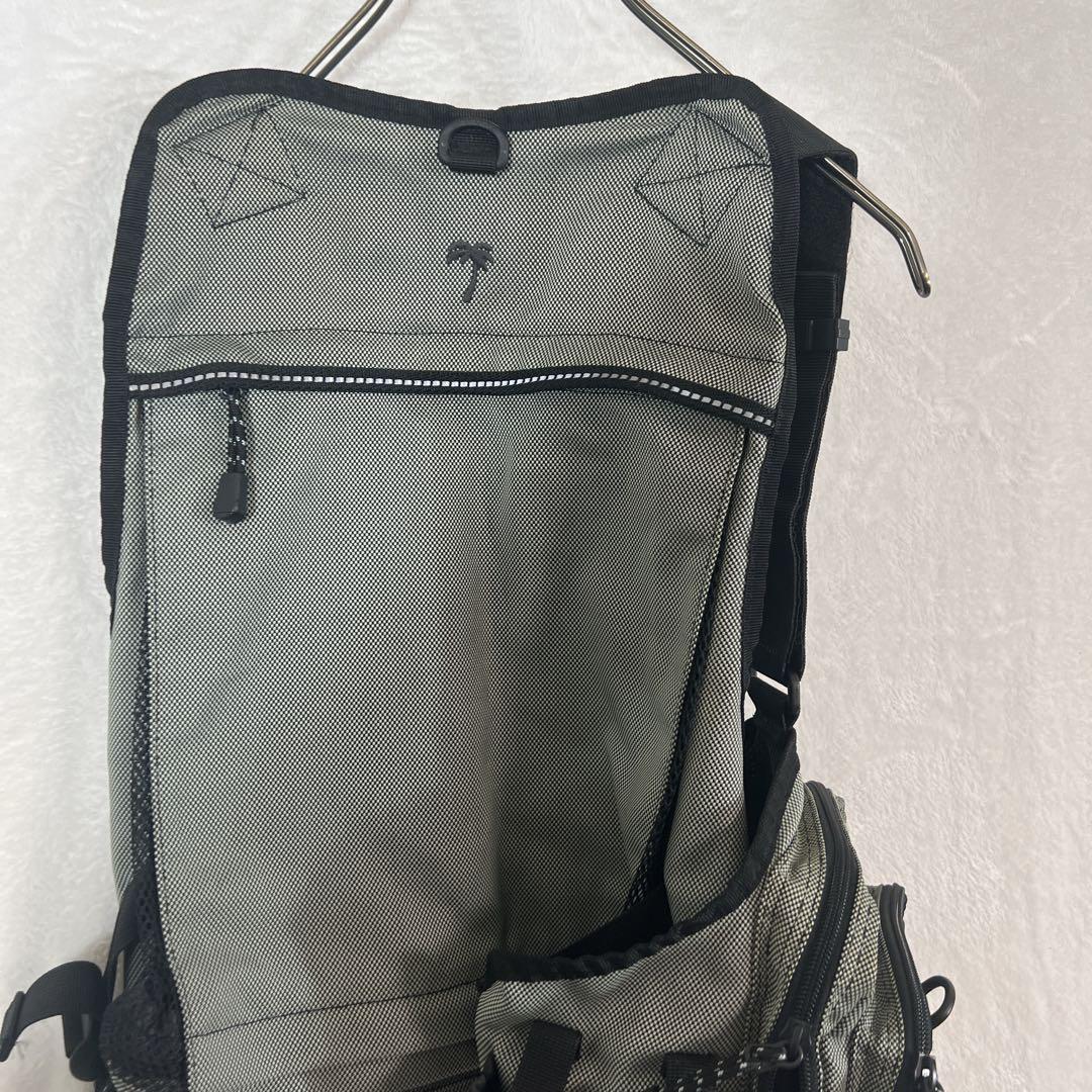 ともPALMS パームス メッシュ フィッシングベスト グレー
