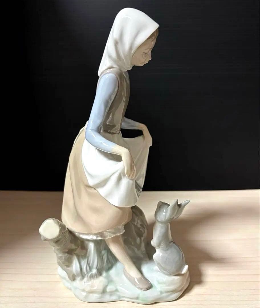 LLADRO リヤドロ　4826 うさぎの食事　ヴィンテージ　フィギュリン 美品