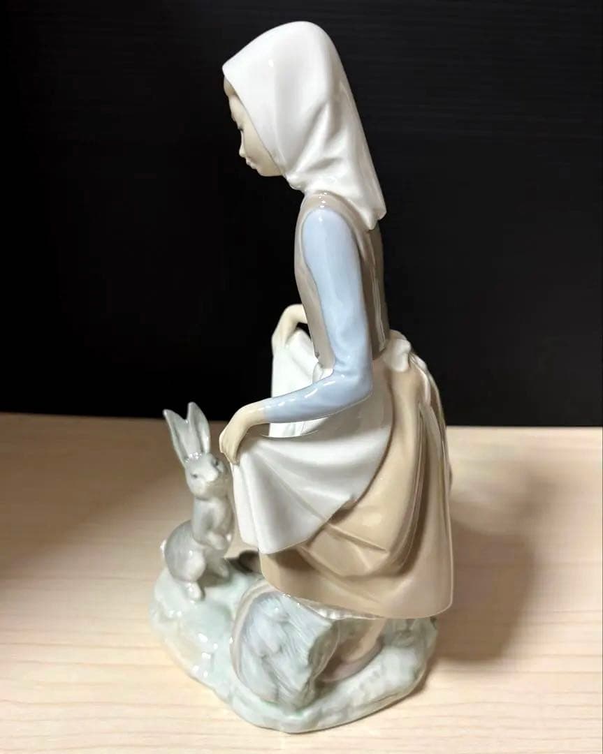 LLADRO リヤドロ　4826 うさぎの食事　ヴィンテージ　フィギュリン 美品