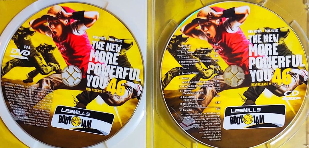 ウエイトトレーニング LESMILLS BODYJAM 46 CD DVD