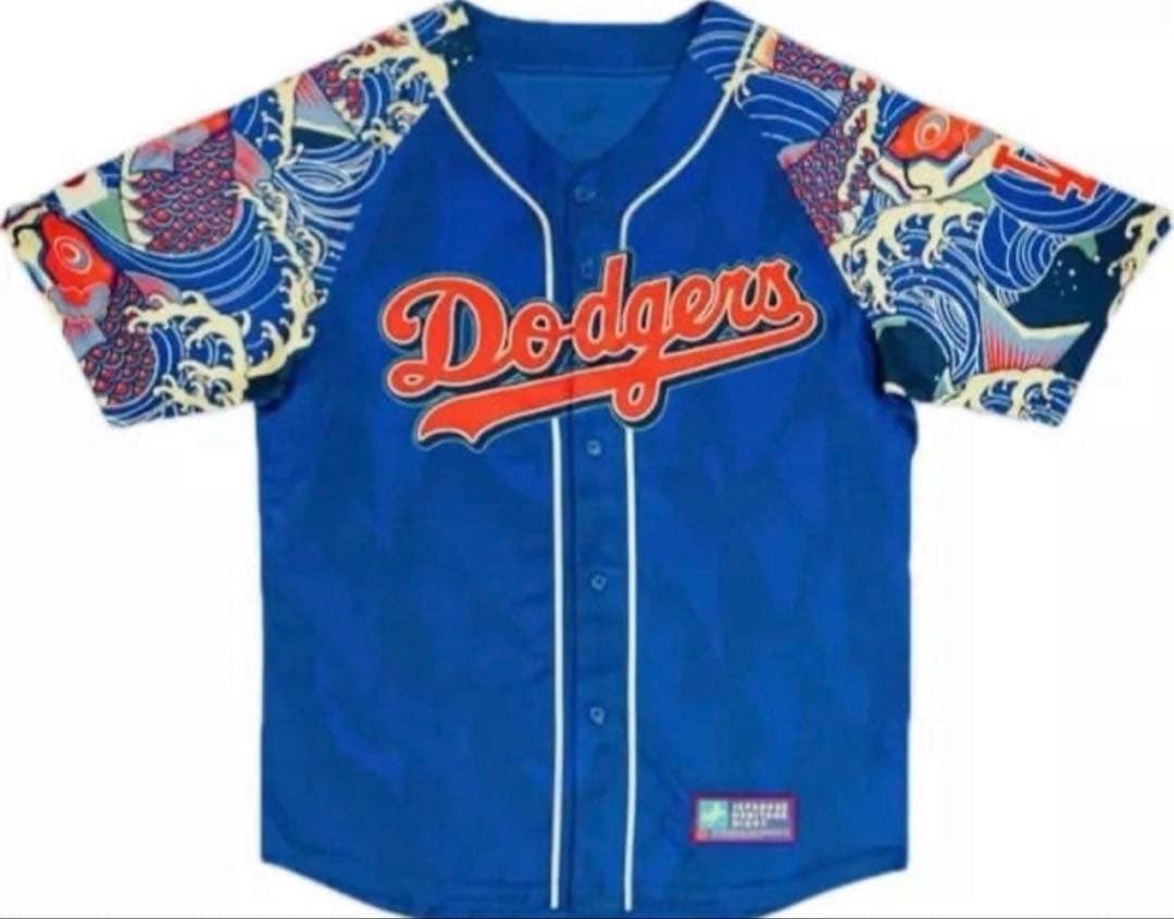 ドジャース　ユニフォーム　ジャパニーズ　ヘリテージナイト　スタジアム配布　新品