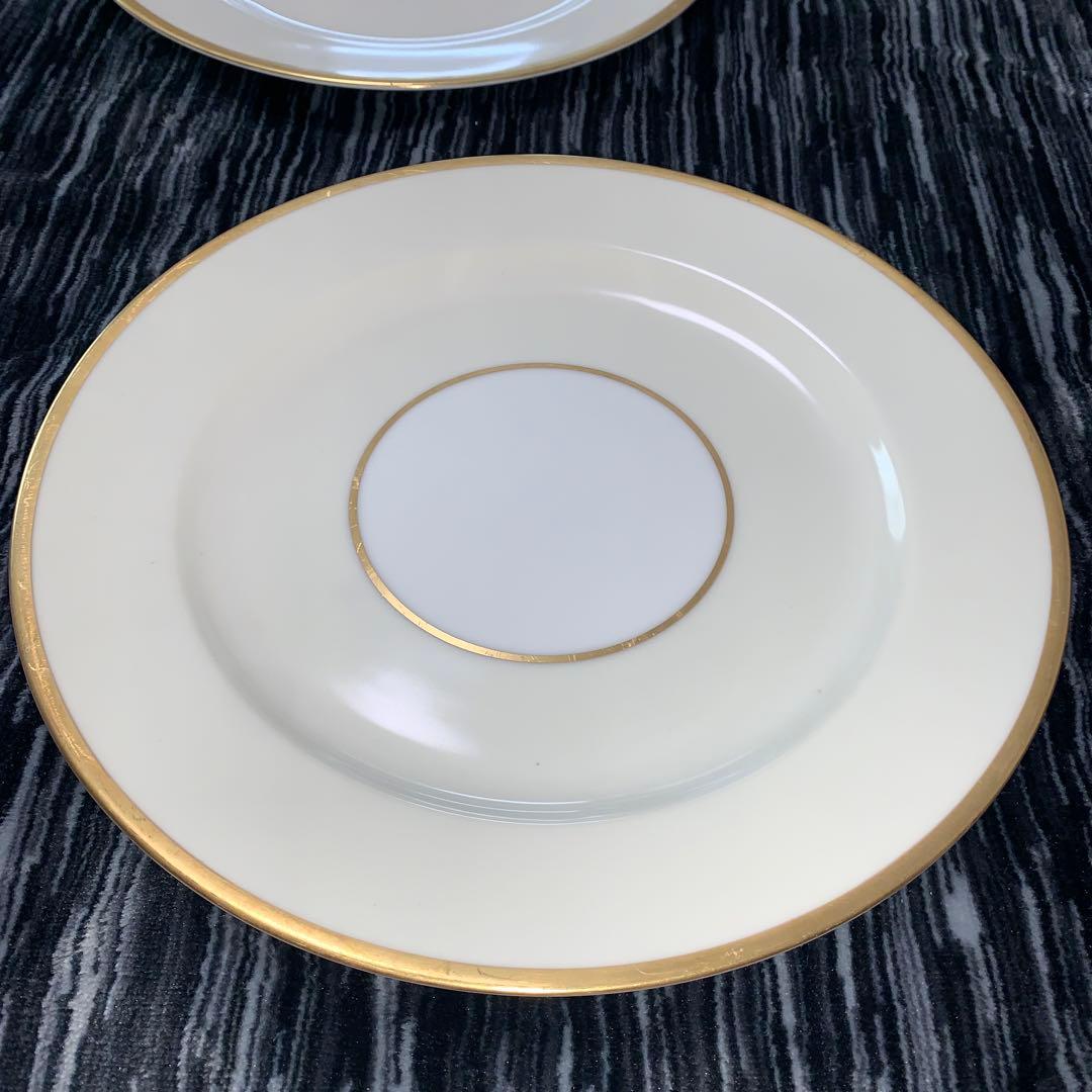 ノリタケ M印　field stone 金彩　25cm平皿　5枚　オールド