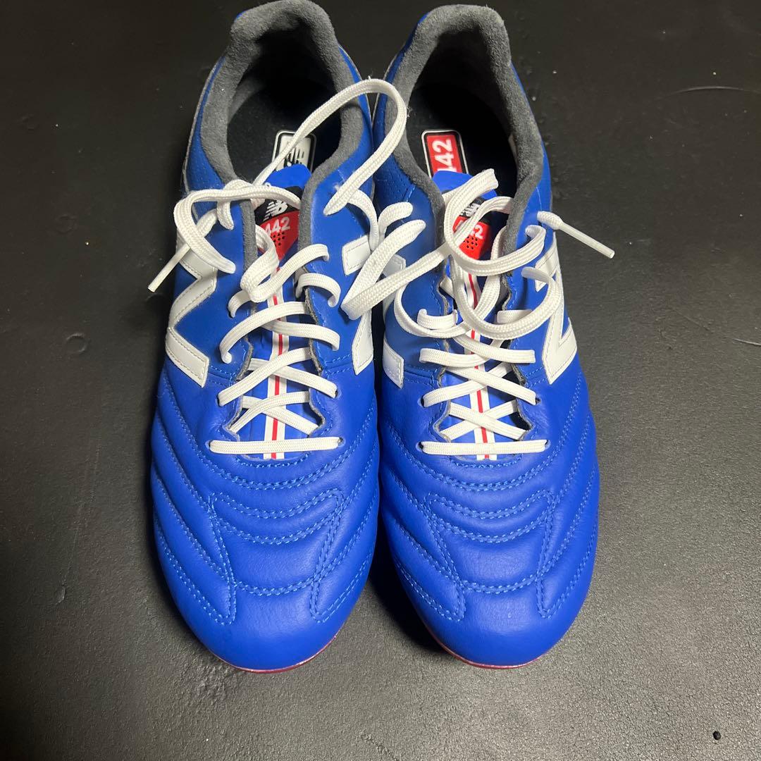 New Balance 442 青/白 スパイクシューズ