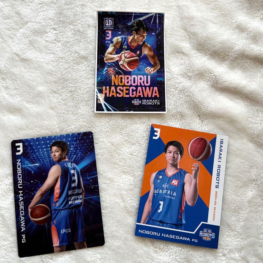 茨城ロボッツ　#3 長谷川暢選手　グッズセット