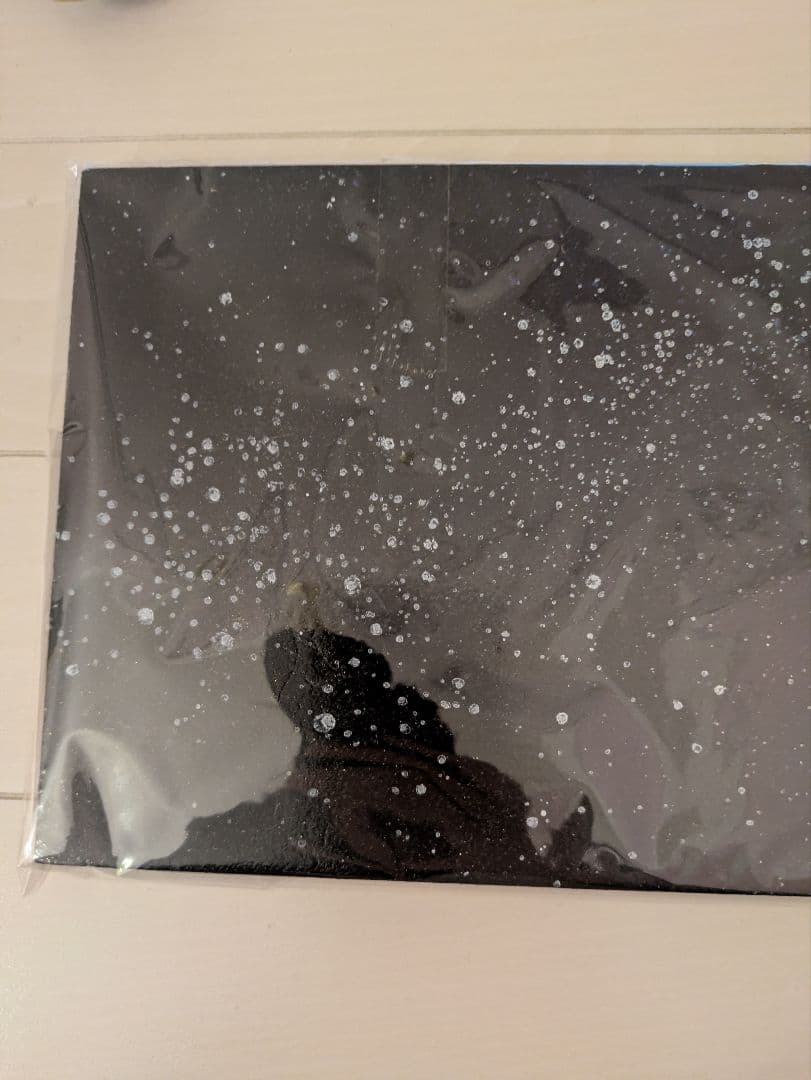 原画　スプレーアートエデン　EDEN　宇宙 ブラックホール アート　wood