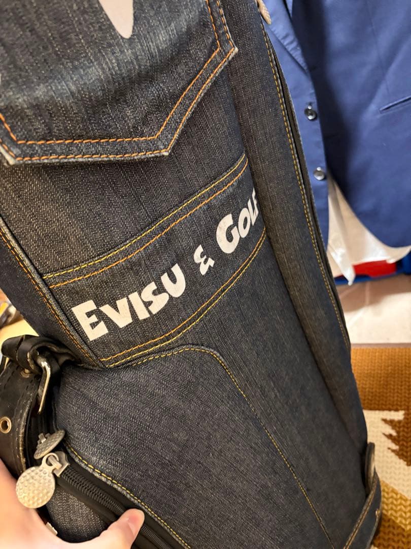 【希少品】EVISU エヴィス デニム キャディバッグ　クラブセット