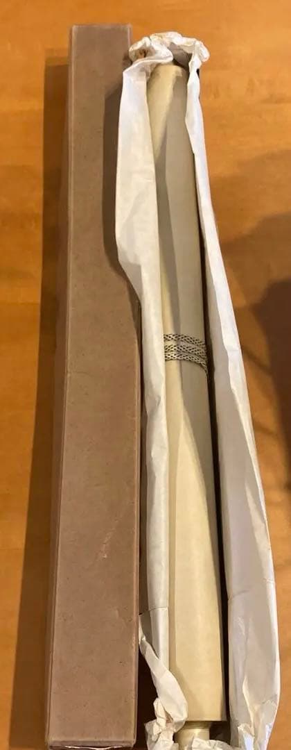 掛け軸　風景画　表具　表装　小林立堂　清流
