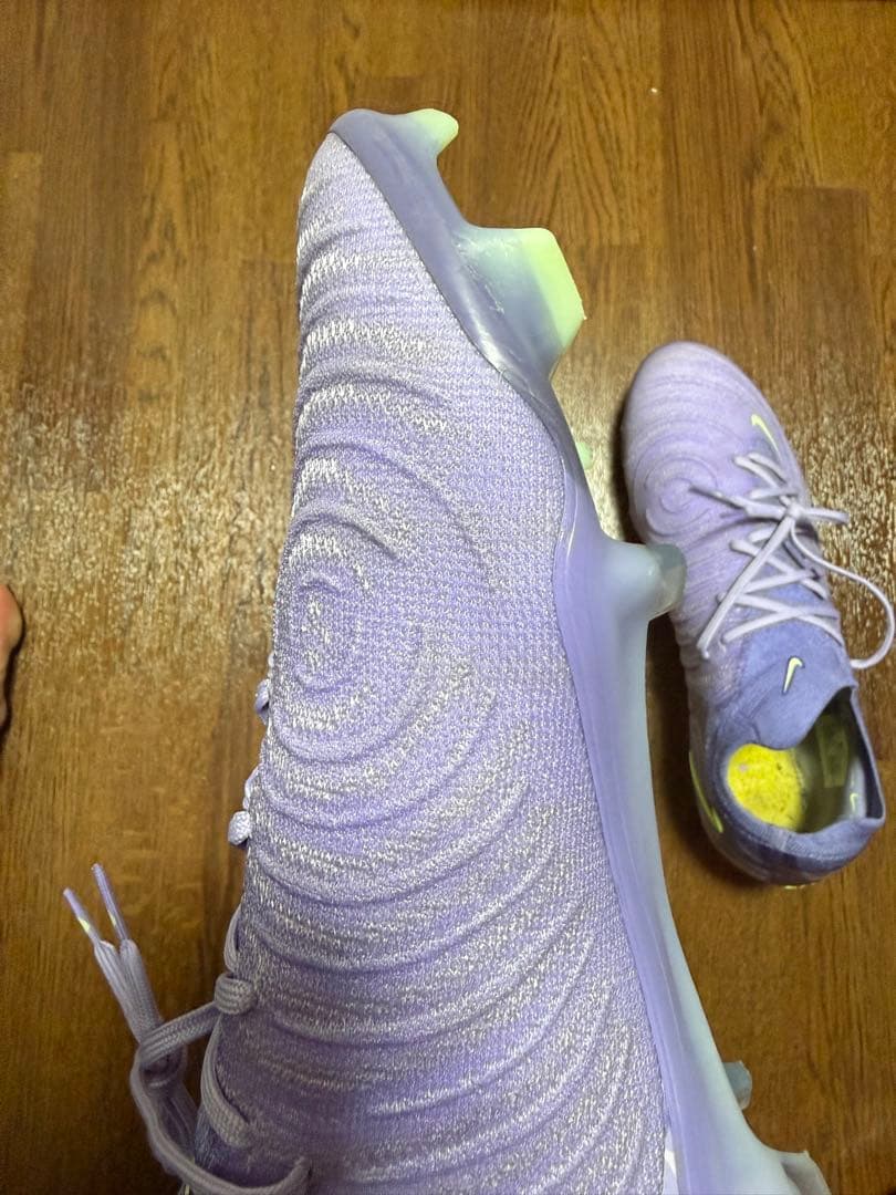 Nike サッカーシューズ 紫色/イエロー