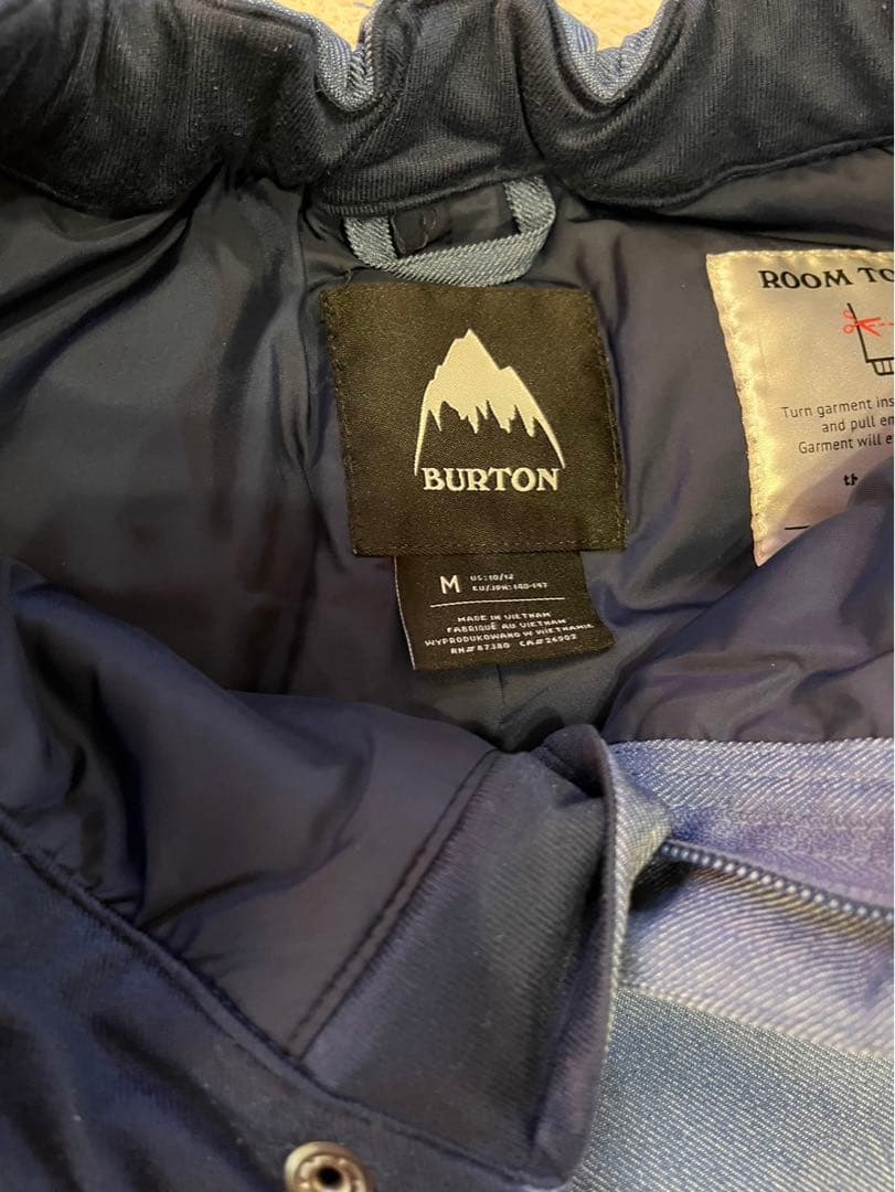 Burton 子供用 スノーボードウェア イエロー